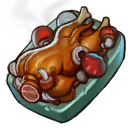 Roasted carcass icon