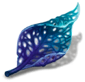 Transparent leaf icon